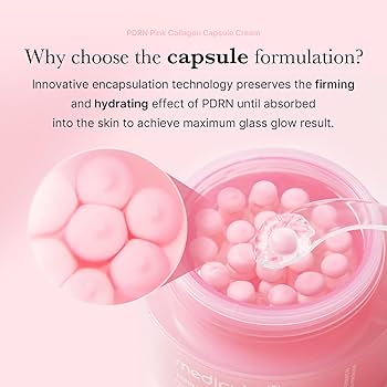 MEDICUBE- SALMON DNA PDRN PINK COLLAGEN CAPSULE CREAM ( 55gr )
