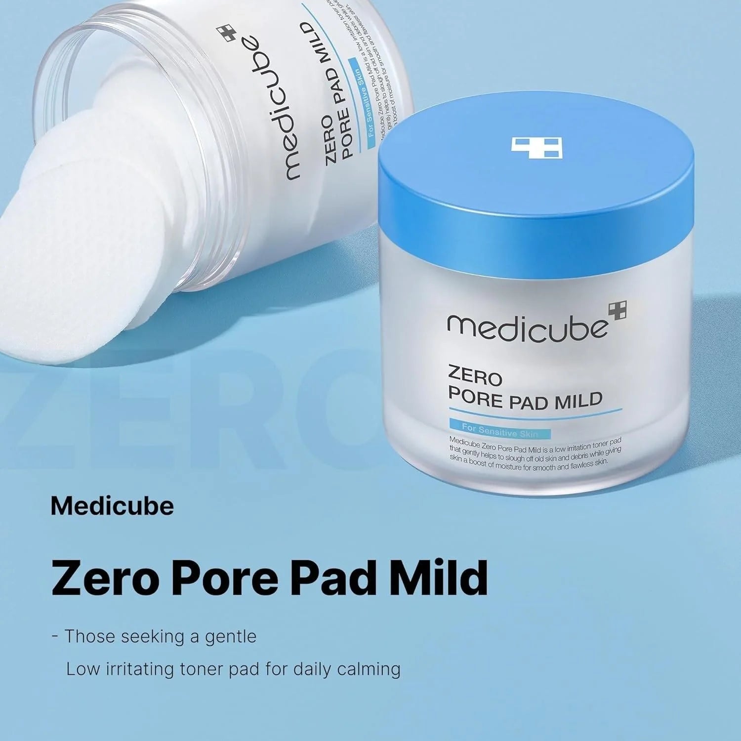 MEDICUBE- ZERO PORE MILD PADS FOR SENSITIVE SKIN ( 70 pads )