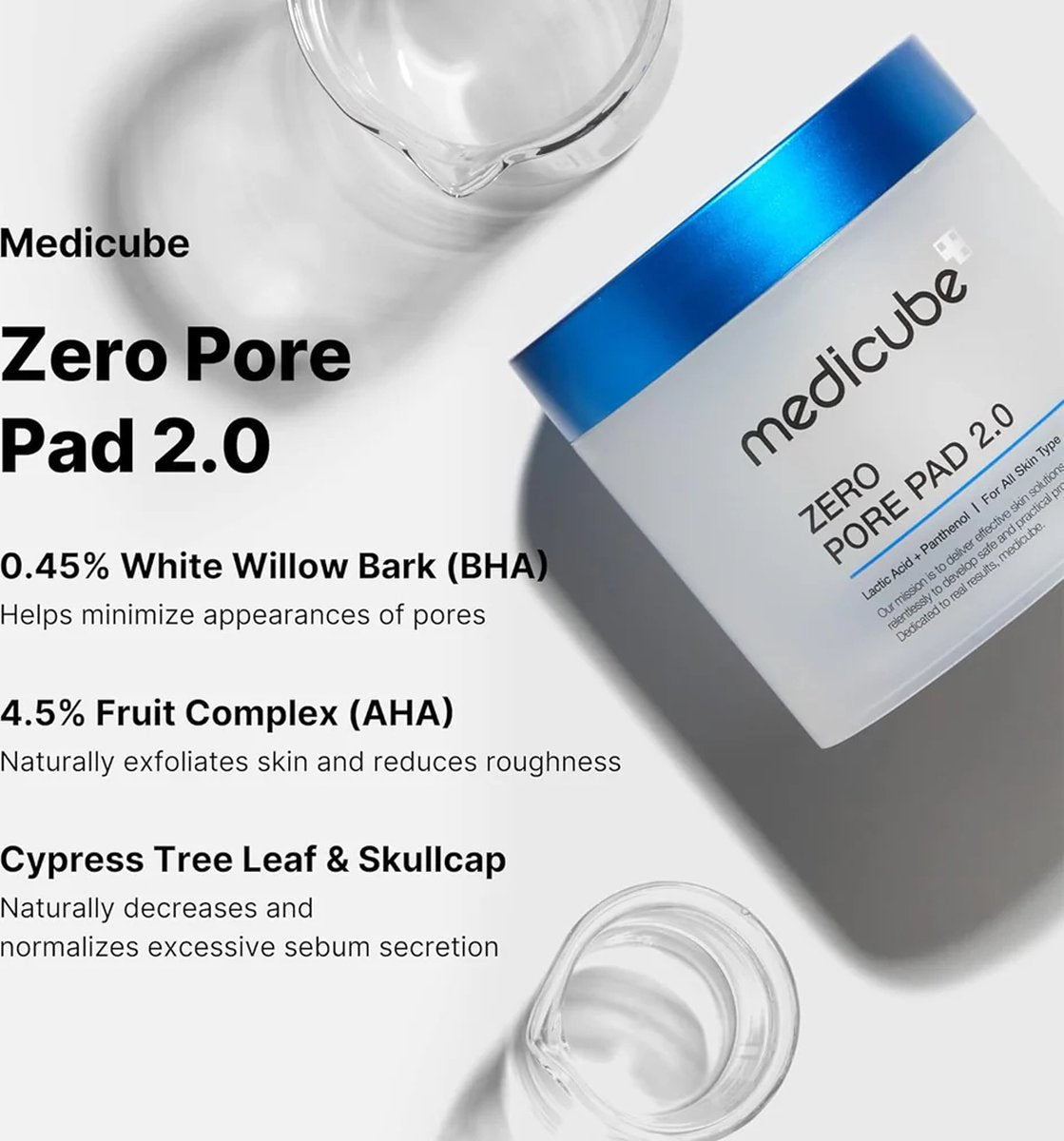 MEDICUBE- ZERO PORE PADS ( 70 pads )