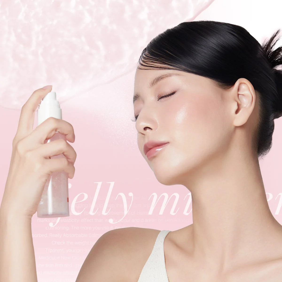 MEDICUBE PDRN PINK COLLAGEN GLOW JELLY MIST SERUM