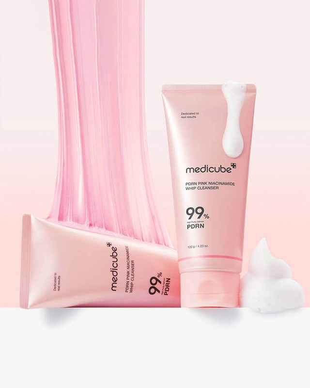 MEDICUBE PDRN PINK NIACINAMIDE WHIP CLEANSER ( 120ml )