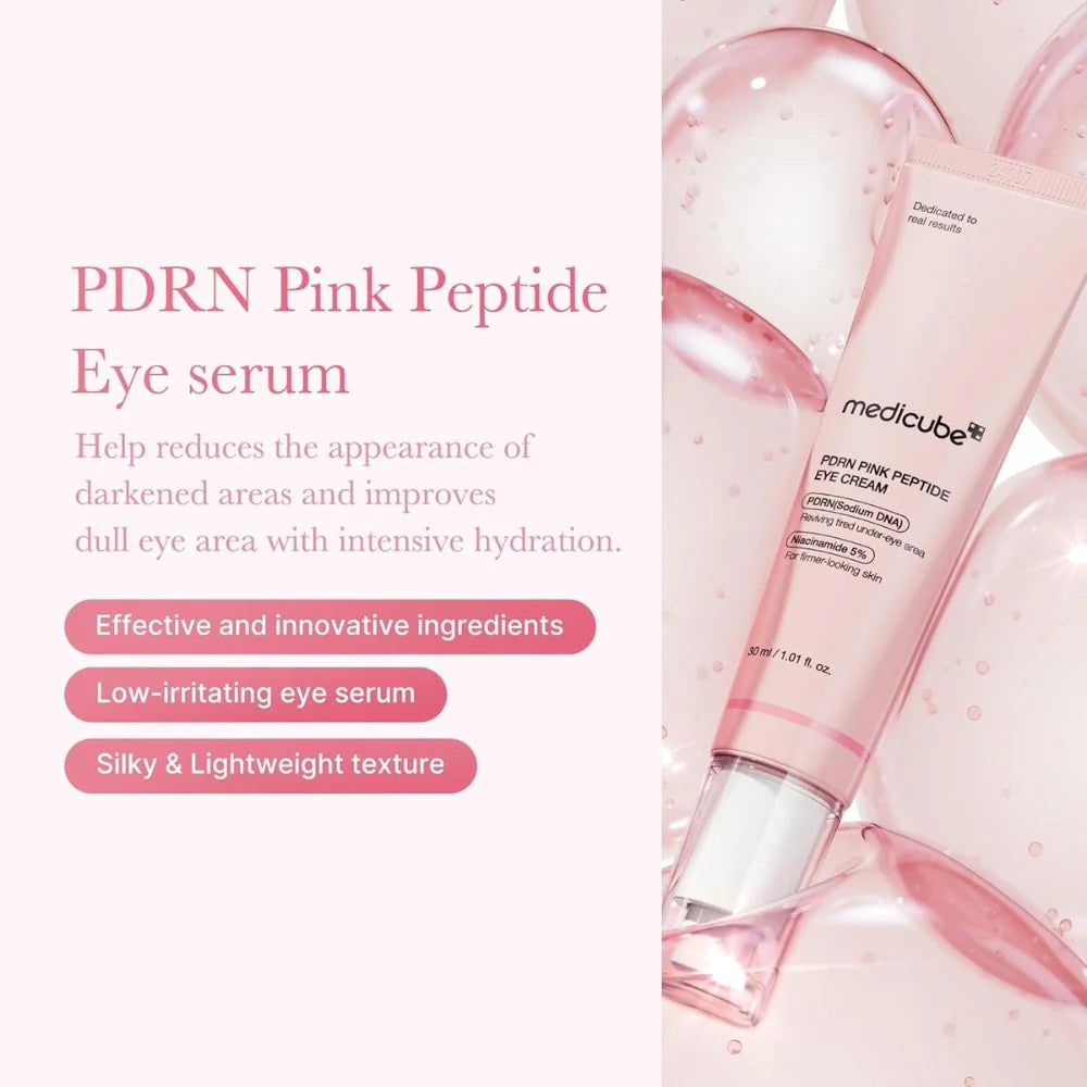 MEDICUBE – PDRN PINK PEPTIME EYECREME ( 30ml )