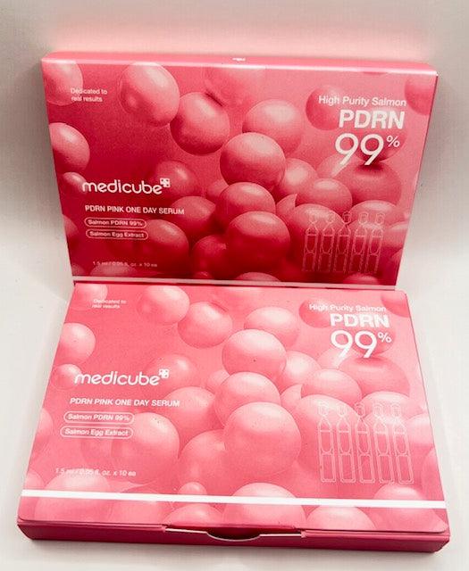 MEDICUBE PINK ONE DAY SERUM 99% SALMON PDRN ( 10 caps )