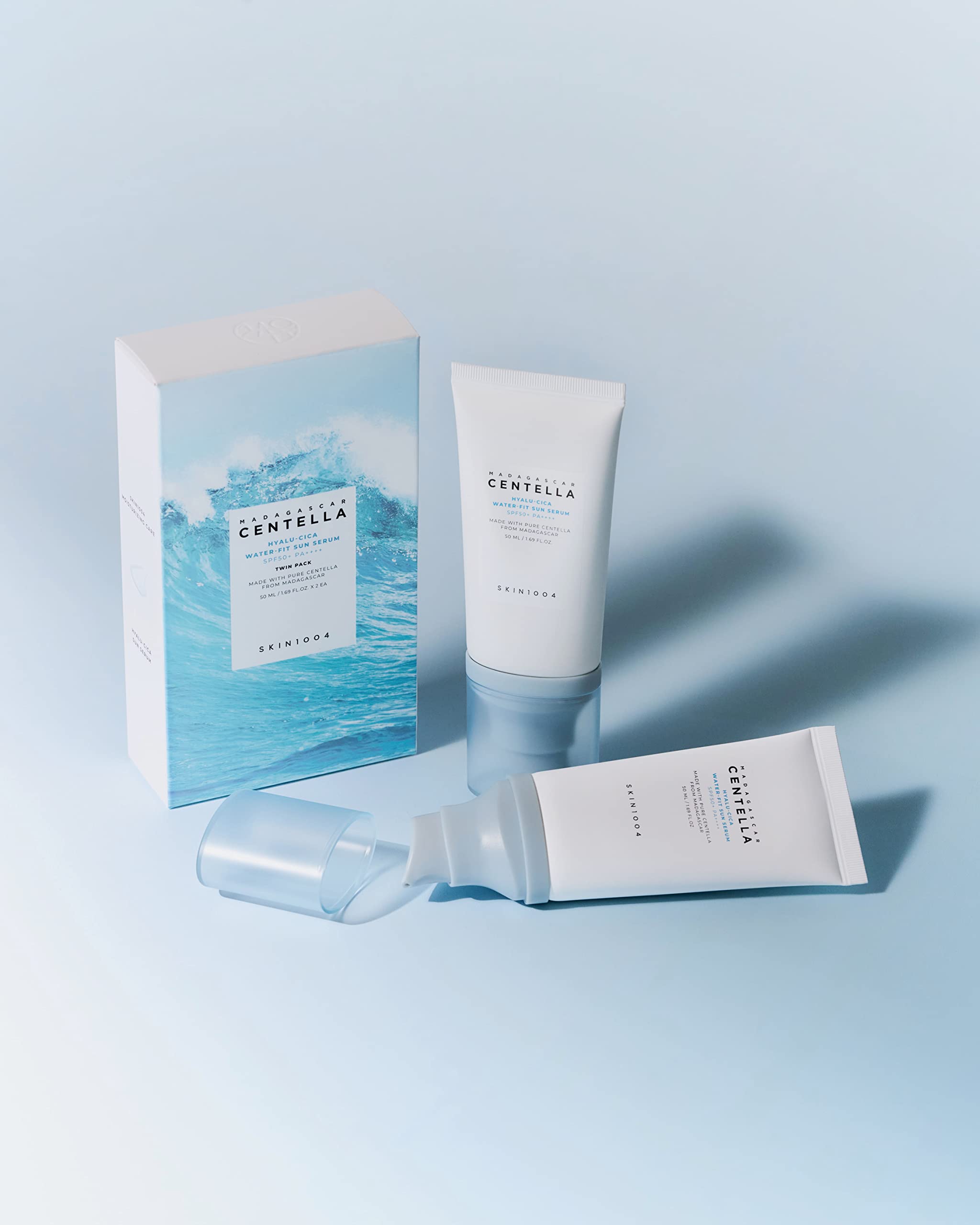 SKIN 1004- MADAGASCAR CENTELLA HYALU-CICA WATER-FIT SUN SERUM ( SPF 50+ PA+ )