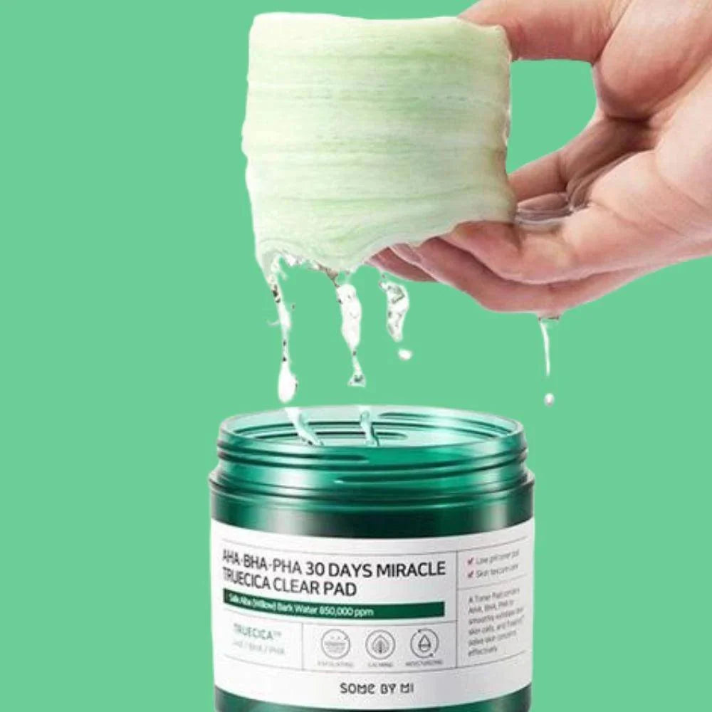 SOME BY MI AHA BHA PHA 30 DAYS MIRACLE TRIECICA CLEAR PADS ( 70 pads )
