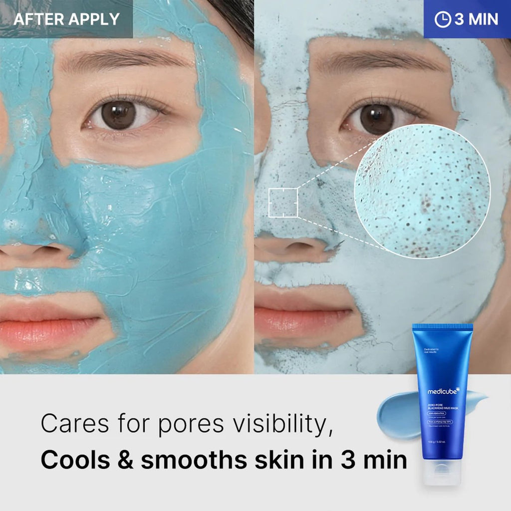 MEDICUBE – ZERO PORE BLACKHEAD MUD MASK