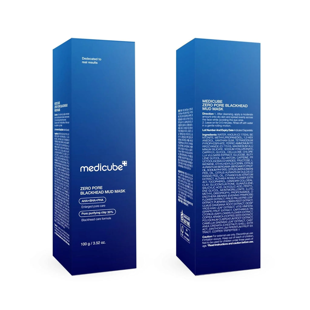 MEDICUBE – ZERO PORE BLACKHEAD MUD MASK